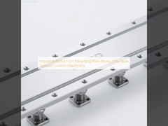 औद्योगिक रोबोट फुट माउंटिंग प्लेट भारी शुल्क आधार समर्थन कस्टम मशीनिंग