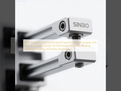 उच्च परिशुद्धता औद्योगिक रोबोट वायवीय उंगली पकड़ने वाला लिंक स्वचालित मशीन टेंडिंग सामग्री हैंडलिंग असेंबली अनुप्रयोगों के लिए मजबूत टिकाऊ डिजाइन