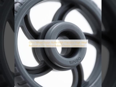 ऑम्नी व्हील नायलॉन रोलर उच्च परिशुद्धता उच्च पहनने प्रतिरोध सेवा रोबोट चेसिस अनुकूलित