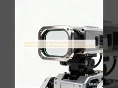 विस्फोट प्रतिरोधी रोबोट उच्च तापमान प्रतिरोधी लेंस खतरनाक वातावरण के लिए सुरक्षा खिड़की ऑप्टिकल ग्लास