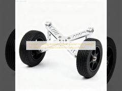 बाधा पार करने वाला सहायक व्हील ब्रैकेट उच्च शक्ति सीएनसी मशीनिंग चीन कस्टम विशेष रोबोट के लिए